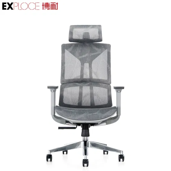 Ergonomischer Bürostuhl aus hochdichtem Mesh-Gewebe mit Kopfstütze, Mesh-Gaming-Stuhl mit Fußstütze